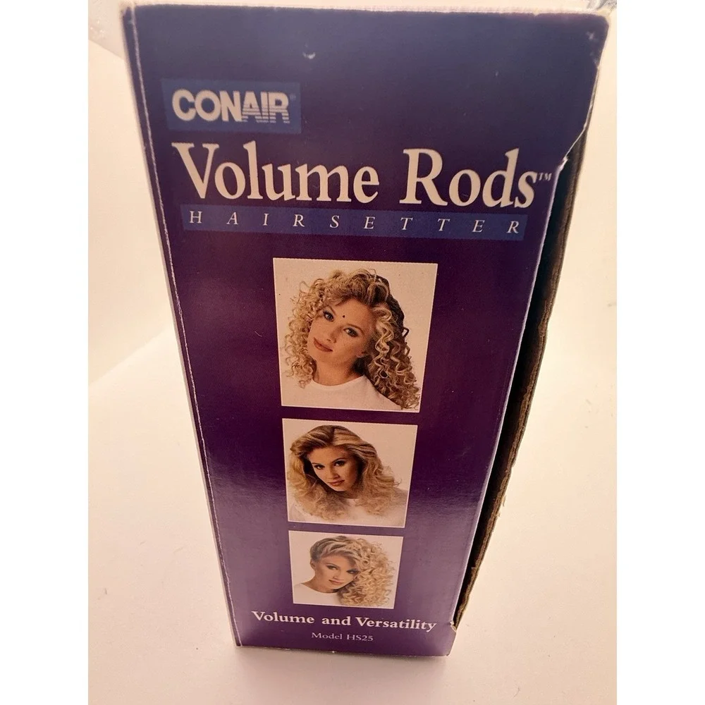 Vintage Conair Volume Rods Hairsetter 15 Heated Soft Rollers Styling Rods Tested